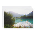 Beautiful lake in the Alps, Slovenia Custom Announcement