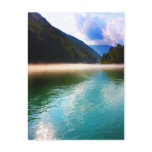 Beautiful lake in the Alps, Slovenia Post Card