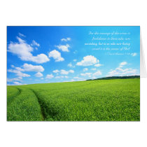 Beautiful landscape, Christian cards, 1 Corinthian