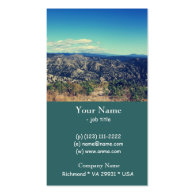 Beautiful landscape picture professional business business cards