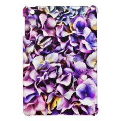 Beautiful Lavender Purple Hydrangea Flower Petals iPad Mini Case