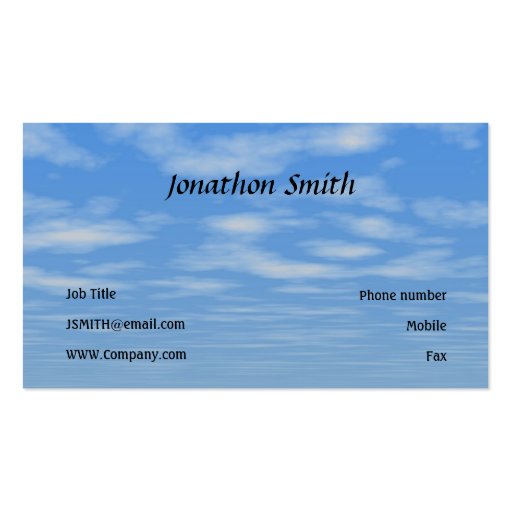 Beautiful Lawn Business Card Templates (back side)