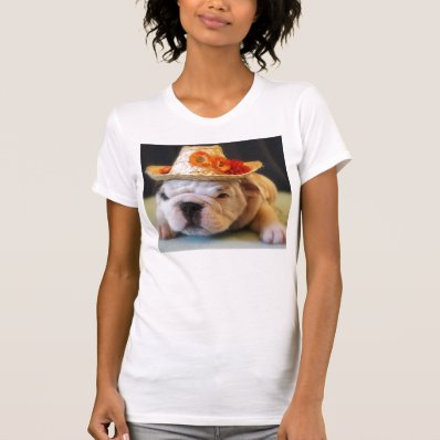 Beautiful Lily, English Bulldog Tshirt