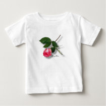 Beautiful Long  Stem Pink Rose t-shirts