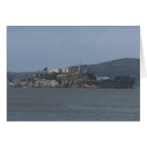 Beautiful Look Of Alcatraz Island Card