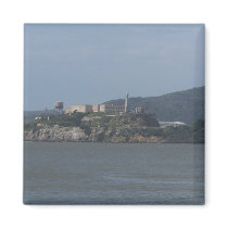 Beautiful Look Of Alcatraz Island Refrigerator Magnets