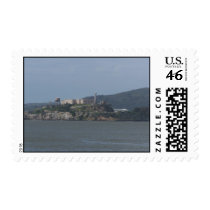 Beautiful Look Of Alcatraz Island Stamp