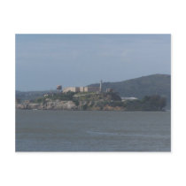 Beautiful Look Of Alcatraz Island Postcard