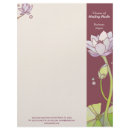 Beautiful Lotus Business Letterhead letterhead