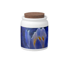 Beautiful Lotus flower Candy Jars