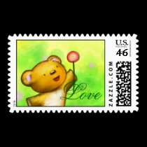Beautiful Love Baby Bear 1med postage