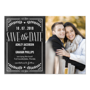 Beautiful Love Save The Date Card Personalized Announcement