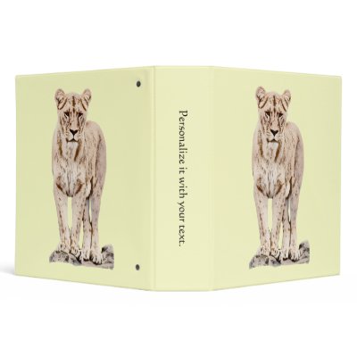 Beautiful Majestic Lioness Binders by willowdewisp