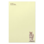 Beautiful Majestic Lioness Stationery Paper
