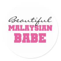 Beautiful Malaysian Babe stickers