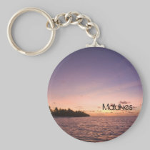Beautiful Maldives Beach Keychain keychains