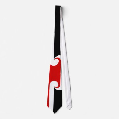 Beautiful Maori Flag Custom Tie by GrooveMaster