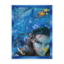 Beautiful Mara Mermaid Postcards