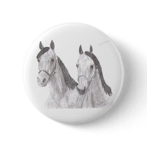 Beautiful Mares Horse Drawings buttons