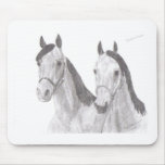 Beautiful Mares Horse Drawings Mousepad