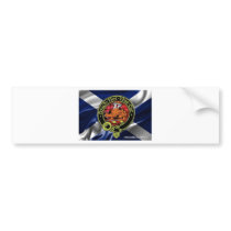 Beautiful McGillivray Badge set on Scottish Flag! Bumper Stickers
