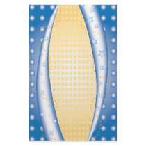 Beautiful modern blue and yellow design stationery