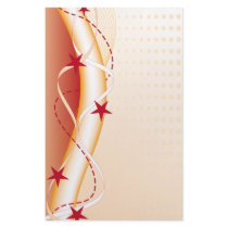 Beautiful modern design with ribbons and stars stationery