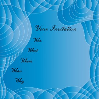 Beautiful modern invitation invitation