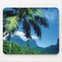 Beautiful Moorea Island in  Tahiti mousepads