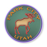 Beautiful Moose Medallion Park City Souvenir Refrigerator Magnet