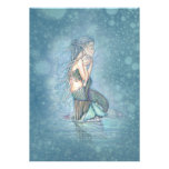 Beautiful Mother and Baby Mermaid Baby Shower Custom Invitations