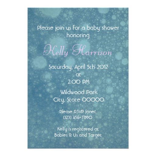 Beautiful Mother and Baby Mermaid Baby Shower Custom Invitations