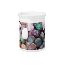 Beautiful Multicolor Stones Beverage Pitchers