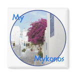 Beautiful Mykonos Fridge Magnets