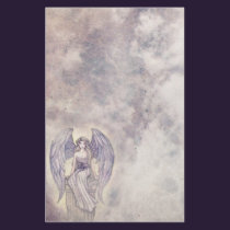 Beautiful Mystic Angel Stationary stationery