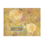 Beautiful natural fun abstract art unique painting post card