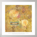 Beautiful natural fun abstract art unique painting poster