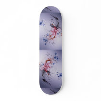 Beautiful Nelumbo Custom Skate Board