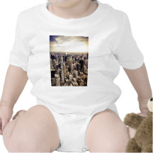 Beautiful New York City Skyscrapers Skyline Bodysuit