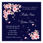 Beautiful Night Sakura invitations