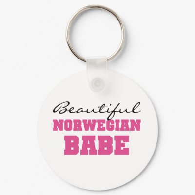 Beautiful Norwegian Babe Keychains by world_wide