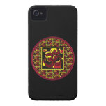 Beautiful Om Aum Symbol w/Circles and Squares iPhone 4 Covers