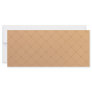 Beautiful orange checkered pattern rack card design