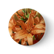 Beautiful Orange Flowers buttons
