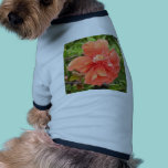 Beautiful Orange Hibiscus Flower pet clothing