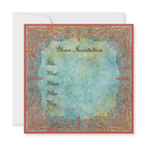 Beautiful ornamental invitation