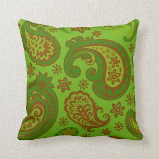 Lime Green And Brown Pillows - Decorative & Throw Pillows Zazzle