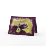 Beautiful Pansy-customize any occasion Greeting Cards