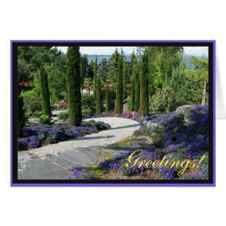 Beautiful park photo Blue with adjustable frame