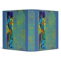 Beautiful Peacock Silk Painting Photo Binder Album